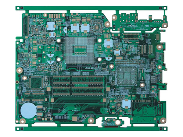 Ten layer motherboard